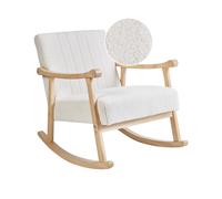 Rocking Chair LEKNES Boucle Off-White