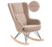 Rocking Chair LUOMA Boucle Beige
