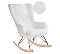 Rocking Chair LUOMA Boucle Off-White
