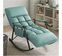 Rocking Chair, Modern Lounge Recliner Armchair with High Backrest, Comfortable Upholstered Side Chair for Living Room
