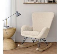 Rocking Chair Reclining Nursery Chair - Beige