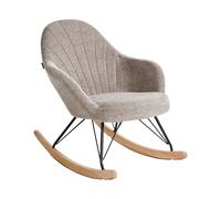 Rocking Chair SKALE Fabric Taupe