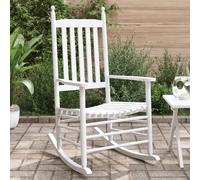 Rocking Chairs with Curved Seats Garden Armchair 2 pcs Solid Wood Fir vidaXL