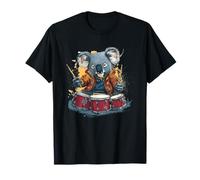 Rocking Drummer Koala Bear Costume T-Shirt