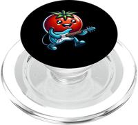 Rocking E-Guitar Tomato Music Vibes PopSockets PopGrip for MagSafe