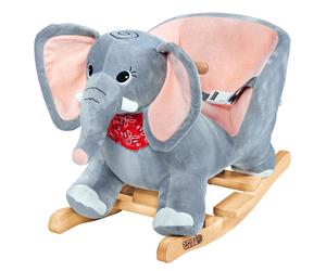 Rocking Elephant Grey with Sound Function