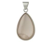 ROCKING GIFTS Smoky Quartz Drop Pendant Elegant Design for Chakras, Meditation and Positive Energy, Ideal as Accessory for Spiritual Wellness and Balance