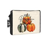 Rocking Giraffee Outdoor TV Cover Fall Thanksgiving Pumpkin with Orange Green Plaid Waterproof Weatherproof TV Covers for 70 to 75 Inch Outside Flat Screen TV Protector Shield 68" W x 42" H x 4.5" D