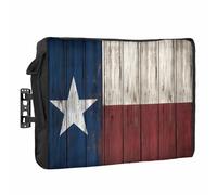 Rocking Giraffee Outdoor TV Cover Vintage Wood Texas Flag Waterproof Weatherproof TV Covers for 40 to 43 Inch Outside Flat Screen TV Protector Shield 40" W x 25" H x 4.5" D