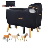 Rocking Horse Cover,Upgraded 420D Wooden Horse Cover Waterproof, Universal Covers for Electric Ride on Toys Unicorn,Waterproof Power Pony Covers with Air Vent,5 Windproof Buckles