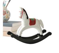 Rocking Horse,Realistic Hand-Carved Desktop Statue - Small Rocking Horse | for Family Friends Adults Men Women Home Indoor Office Study Desk