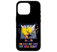 Rocking Out With My New Heart Design - Cute Guitar Heart Case for iPhone 16 Pro