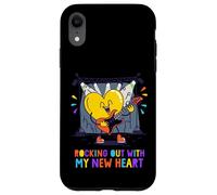 Rocking Out With My New Heart Design - Cute Guitar Heart Case for iPhone XR