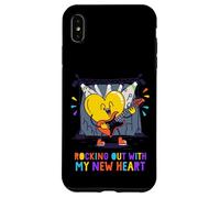 Rocking Out With My New Heart Design - Cute Guitar Heart Case for iPhone XS Max