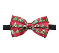 Rocking Party Christmas Bow Ties Xmas Novelty Office Party Secret Santa Family Fun (Choose) (Tree's - Maroon)