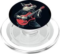 Rocking Pig Bringing the Riffs with Style PopSockets PopGrip for MagSafe