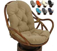 Rocking Replacement Chair Pads, Washable-Resistant Swivel Rocker Chair Cushion - Garden Seat Cushion Sofa Tatami Mat for Recliner Rocking Rattan Chair