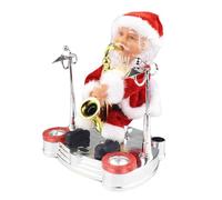 Rocking Santa Animated For Kids With Music And Dancing Moves Motion Party Festive For Boys And Girls Holiday Entertainment Novelty Interactive Play (A, One Size)