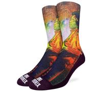 Rocking Space Jimi Hendrix Crew Socks by Good Luck Sock - Large