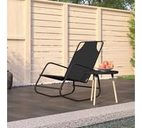 Rocking Sun Loungers 2 Pcs Steel And Textilene