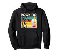 Rocking That Boba Tea Life Retro Vintage Style Boba Pullover Hoodie