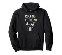 Rocking The Aunt Life Cute Rockin' Cool Pullover Hoodie