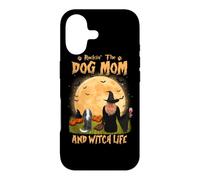 Rocking The Dog Mom And Witch Life Cavalier Halloween Case for iPhone 17
