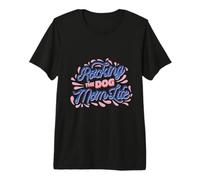 Rocking The Dog Mom Life Hand Lettered Script Premium T-Shirt