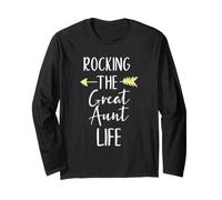 Rocking The Great Aunt Life Cute Rockin' Cool Long Sleeve T-Shirt