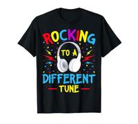 Rocking to a Different Tune - Autistic Autism Awareness T-Shirt