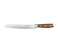 Rockingham Forge Ashwood 20cm Serrated Bread Knife, Stainless Steel Blade, Natural Wood Handle