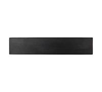Rockingham Forge MK-300BK 12” Magnetic Black Rubber Wood Knife Rack with Wall Fixings