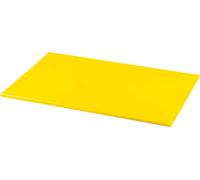 Rockingham Forge Colour Coded Polyethylene Plastic Chopping Board 45cm x 30cm x 2.5cm, Yellow, 45 x 30 x 2.5 cm