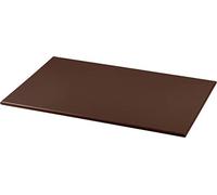 Rockingham Forge Colour Coded Polyethylene Plastic Chopping Board, Brown, 44 x 30 x 1.25 cm