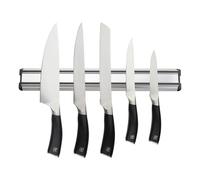 Rockingham Forge Equilibrium 6 Piece Magnetic Knife Holder Rack Set, Stainless Steel