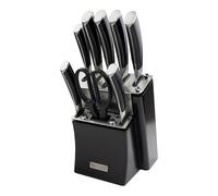 Rockingham Forge Equilibrium 9-Piece Kitchen Knife Block Set, Professional Stainless Steel Chefs Knives Selection