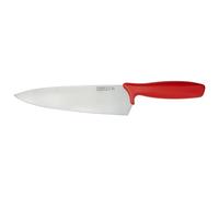 Rockingham Forge Essentials Red Handle Chef’s Knife 24cm for Raw Meat - Coloured Knives for Food Hygiene, Allergen and Intolerance Food Preparation - Colour Coded Stainless Steel Kitchen Knives