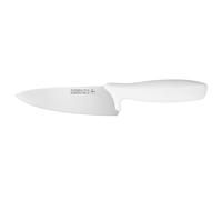 Rockingham Forge Essentials White Handle Chef’s Knife 15cm for Bakery & Dairy - Coloured Knives for Food Hygiene, Allergen and Intolerance - Colour Coded Stainless Steel Kitchen Knives