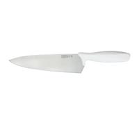 Rockingham Forge Essentials White Handle Chef’s Knife 24cm for Bakery & Dairy - Coloured Knives for Food Hygiene, Allergen and Intolerance - Colour Coded Stainless Steel Kitchen Knives