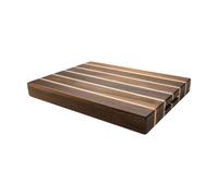 Rockingham Forge Extra Thick Multi Wood End Grain Chopping Board, 40 X 30 X 4.5Cm