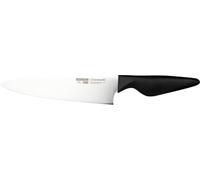Rockingham Forge Greenworks Large Chef's Knife 20cm Blade, Black Recycled Plastic, German Stainless Steel, Dishwasher Safe