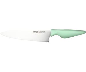 Rockingham Forge Greenworks Large Chef's Knife 20cm Blade, Green Recycled Plastic, German Stainless Steel, Dishwasher Safe