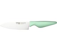 Rockingham Forge Greenworks Small Chef's Knife 15cm Blade, Green Recycled Plastic, German Stainless Steel, Dishwasher Safe