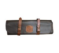 Rockingham Forge Handmade Italian Leather Chef’s Case with 10 Compartments - 100% Genuine Luxury Cow and Buffalo Leather