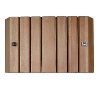 Rockingham Forge Magnetic Beech Wood Kitchen Wall Rack - 6 Space Storage Organiser