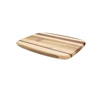 Rockingham Forest Rectangular Striped Multi-Wood Cutting Board, 35 x 28 x 2cm