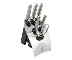 Rockingham Forge Quadra 7 Piece Knife Block Set