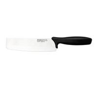 Rockingham Forge Range 17.5cm Nakiri Knife - Lightweight Sharp Stainless Steel Kitchen Knives with Black Handle