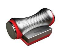 Rockingham Forge Roller Knife Sharpener with 4 Sharpening Discs - Sharpener for Coarse, Medium, Fine Grinding - Kitchen Tool for Hunting Knives, Cleavers, European & Japanese Blades