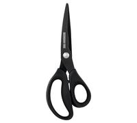 Rockingham Forge Sharp Kitchen/Household Scissors, Rust Resistant, Kinked and Curved 9CM Stainless Steel Blades, Black